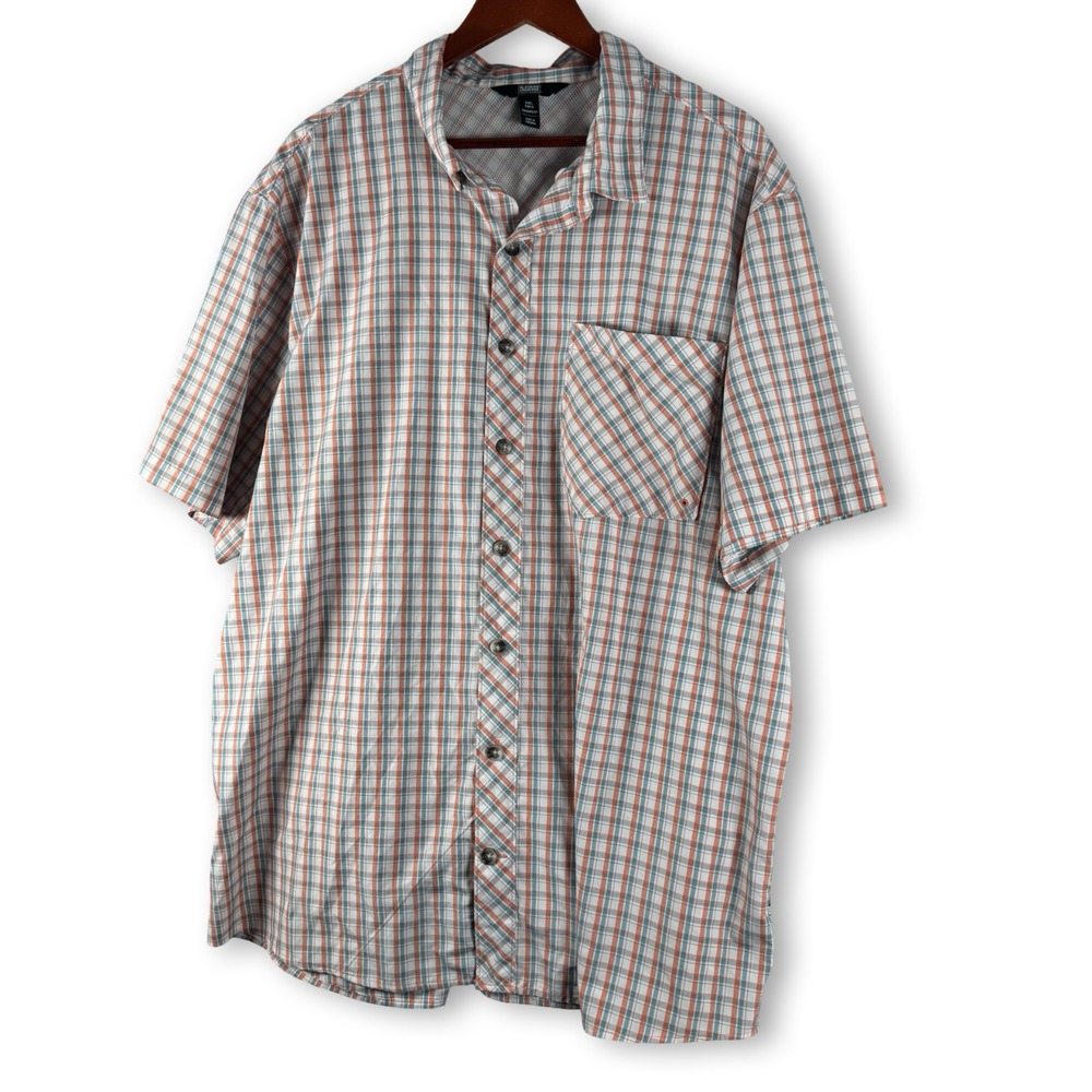 Alaskan Hardgear Duluth Trading Vented Short Sleeve Shirt Sz 2XL Tall